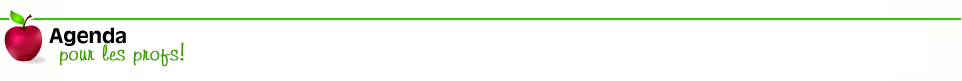 Agenda pour les professeurs et enseignants